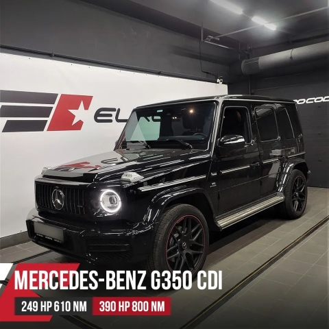 Чип тюнинг Mercedes-Benz G350 CDI W464 249hp